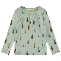 Soft Gallery Jason Rib Tee LS - Harbor Grey Flight